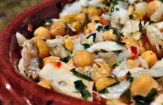 Salted Cod and Chick Pea Salad Recipe
