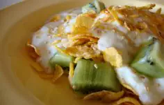 Yogurt and Cornflakes Healthy Breakfast Recipe