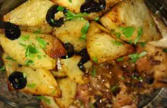 Yum Roasted Potatoes with Olives Recipe
