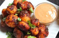 Piri Piri Potatoes with Spicy Dip Recipe