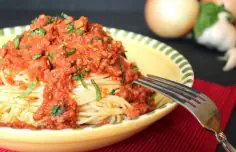 Portuguese-Style Beef Spaghetti with Linguiça Recipe