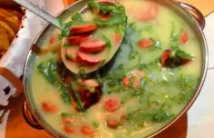 Caldo Verde with Smoked Linguiça Recipe
