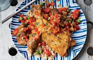 Chicken and Rice with Chouriço Recipe