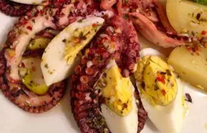 Octopus with Olive Oil Sauce Recipe