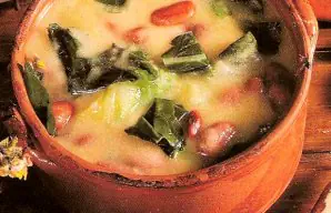 Cornmeal and Collard Greens Soup Recipe