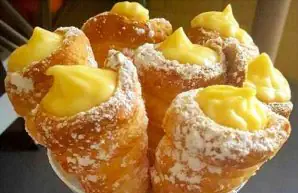 Cornucópias with Lemon Cream Recipe