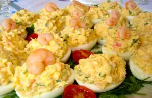 Tasty Stuffed Eggs with Shrimp Recipe