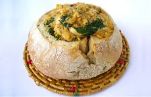 Stuffed Bread with Cod Recipe