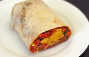 Portuguese-Style Chouriço and Egg Burrito Recipe