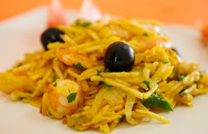 Portuguese Camarão (Shrimp) à Bras Recipe