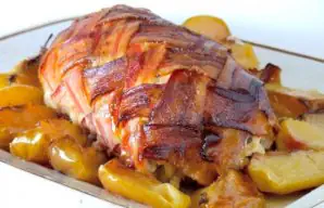 Roasted Pork Loin with Bacon Recipe