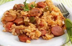 Delicious Hot Dog Rice Recipe