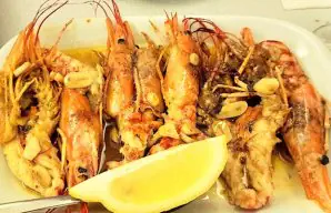 Shrimp with Garlic and Whisky Recipe