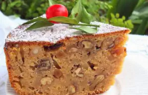 Christmas Fruits and Nuts Cake Recipe