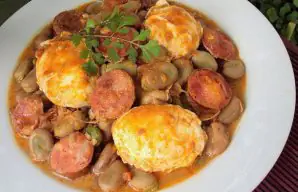 Delicious Favas with Chouriço Recipe