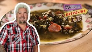 Guy Fieri Tries Portuguese Kale Soup [Video)