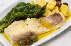 Easy and Traditional Cod with Kale Recipe