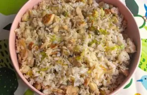 Yum Chicken and Peanut Stir-Fry with Rice Recipe