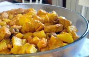 Delicious Portuguese-Style Pork and Potatoes Recipe