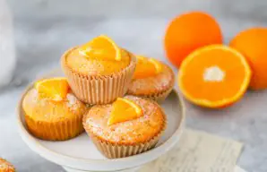 Sweet and Tangy Orange Cupcakes  Recipe