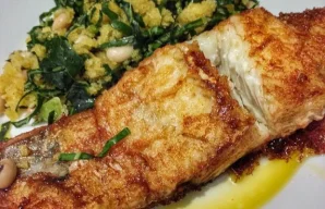 Yum Cod Confit with Cornbread Recipe