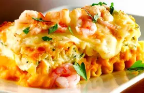 Amazing Portuguese-Style Shrimp Lasagna Recipe