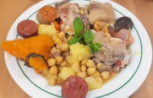 Portuguese Farm-Style Chickpea Soup Recipe