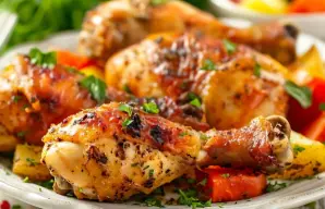 Roasted Chicken Drumsticks with Beer Recipe
