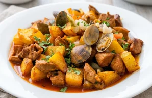 Portuguese Pork and Clams – Carne de Porco á Alentejana