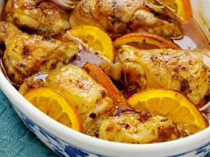 Easy Roasted Orange Chicken Recipe with Garlic and Paprika