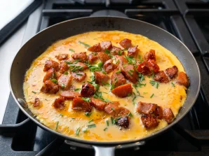 Portuguese Linguiça Omelet: Bold Spicy Breakfast Recipe