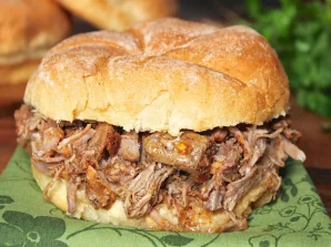 Portuguese Caçoila Sandwiches | Best Pulled Pork Recipe