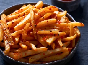 Portuguese Garlic Fries Recipe with Pimenta Moida Marinade