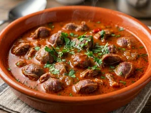 Savory Portuguese Chicken Gizzards | Tasty Appetizer Recipe