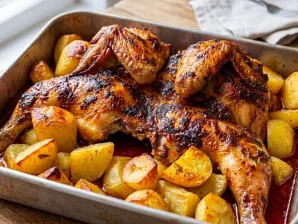 Portuguese Roasted Chicken Recipe | Smoky, Juicy & Crispy