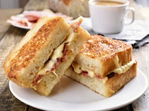 Portuguese Grilled Ham & Cheese | Authentic Tosta Mista Recipe