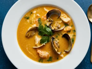 Hearty Seafood Cornmeal Stew (Caldeirada de Peixe) Recipe