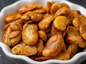Crunchy Portuguese Fried Fava Beans Snack Recipe