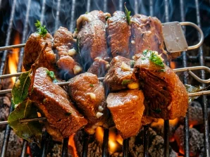 Madeira Beef Espetadas | Garlic and Bay Leaf Kebab Recipe