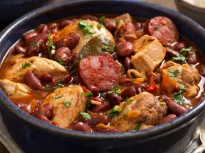 Chicken, Beans and Chouriço Stew Recipe