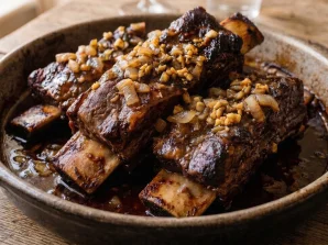 Easy Portuguese Oven Baked Beef Ribs Recipe