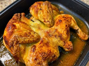 Butterflied Portuguese Oven Roasted Chicken Recipe