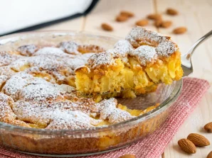 Moist Apple Almond Cake | Sweet Creamy Dessert Recipe