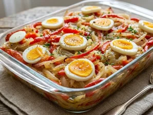 Portuguese Cod Casserole Recipe | Authentic Bacalhau Bake