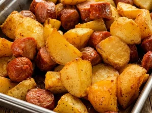 Chouriço and Potatoes in One Pan | A Simple Dinner Recipe
