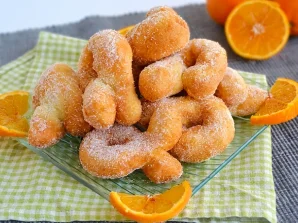 Delicious Portuguese Orange Fried Donuts Recipe