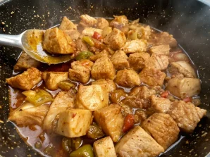 Tasty Portuguese Fried Pork Rojões Recipe