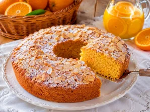 Orange Carrot Almond Cake | Sweet Dairy Free Recipe