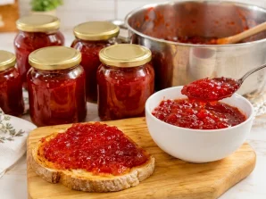 Portuguese Tomato Jam | Sweet Doce De Tomate Recipe