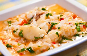 Authentic Baked Cod Rice with Peppers – Easy Portuguese Recipe